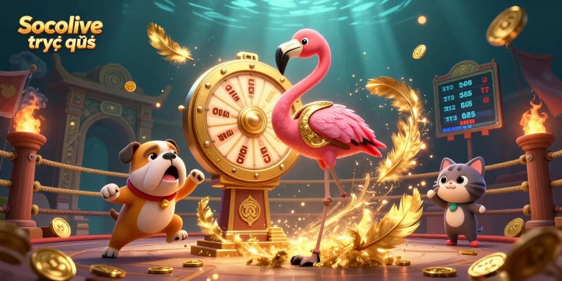 Experience Socolive trực tiếp with vibrant character-driven action in a fully immersive betting environment.