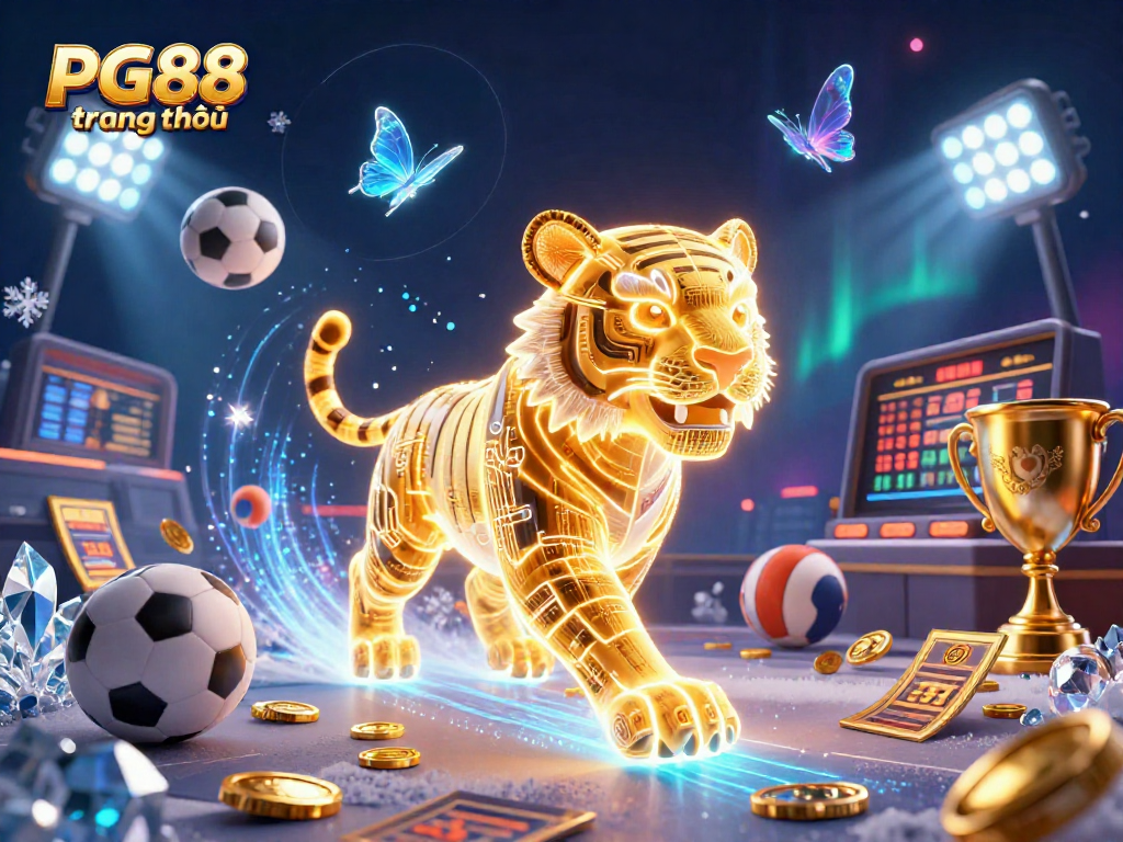 Engage with the vibrant PG88 trang chủ casino illustration depicting sports betting excitement.