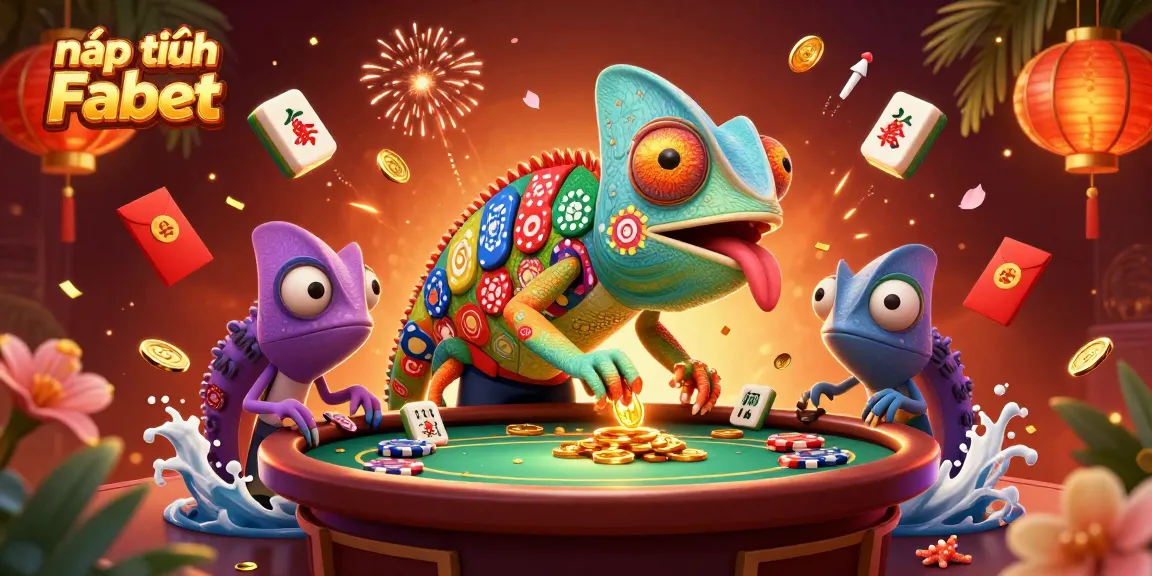 Experience exciting nạp tiền Fabet with lively chameleon owners amidst dynamic casino games.