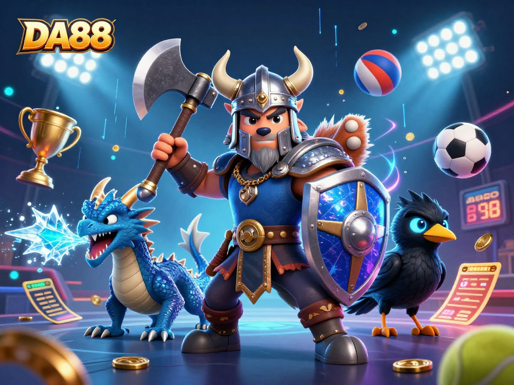 Engage with DA88's thrilling casino adventures and dynamic betting experiences featuring captivating characters and action.