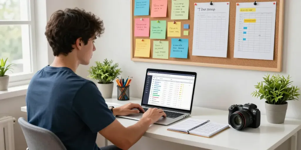 Focused workspace showcasing rokok88 login productivity tools and discipline.