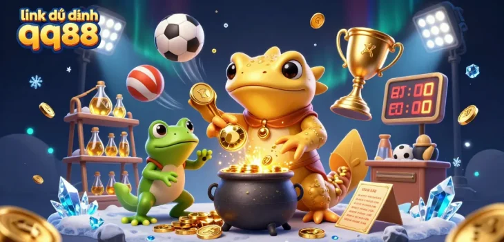 Engage with link dự phòng qq88 while witnessing an enchanting alchemist scene brimming with gaming elements.